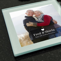 Personalised Glass Photo Coaster