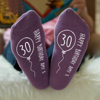 personalised birthday socks