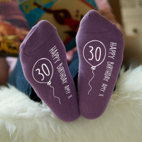 personalised birthday socks