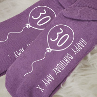 personalised birthday socks