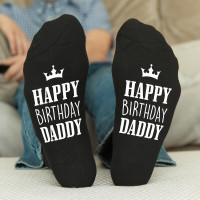 personalised birthday crown socks