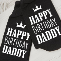 personalised birthday crown socks