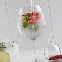 Happy Birthday Personalised Gin Glass