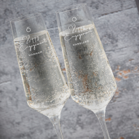 Happy Engagement Boutique Gifts Prosecco Double Glass With Bottle Gift Set