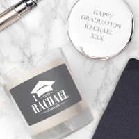 Happy Graduation Cap Sandalwood Candle 