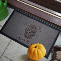 personalised sugar skull doormat