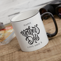 Happy Mothers Day 2 Tone Mug Black Inner Handle