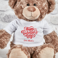 Happy Valentines Day Large Superhero Bear 