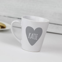 Personalised small Latte mug