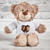 personalised Medium Bodo Heart Photo Bear