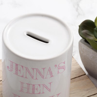 personalised Hen Do Personalised Money Box