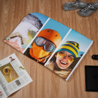 personalised Holiday 6 Photo Blanket