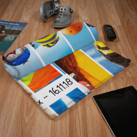 personalised Holiday 6 Photo Blanket