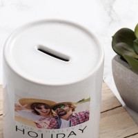 Personalised Holiday Fund Money Box