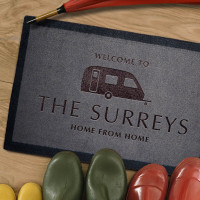 personalised Home Away From Home Doormat