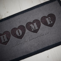 Personalised family doormat