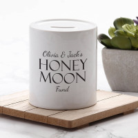 personalised Honeymoon Fund Personalised Money Box
