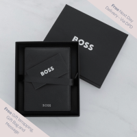 Hugo Boss Classic Smooth Passport Holder - Black