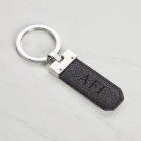Hugo Boss Classic Keyring - Grained Black