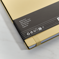 Hugo Boss Elemental Yellow Lined Notebook 