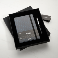 Hugo Boss Roller Ball & A5 (Ruled) Note Pad