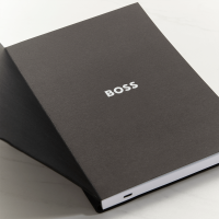 Hugo Boss Roller Ball & A5 (Ruled) Note Pad