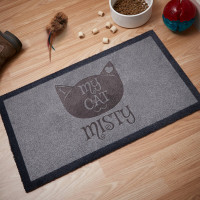 personalised I Heart My Cat Doormat