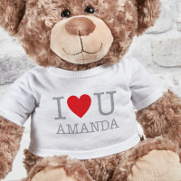 I Heart U Large Bodo Bear 