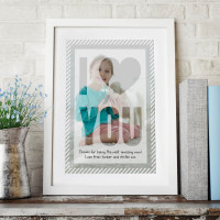 personalised A3 Framed Photo Print