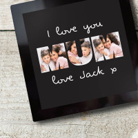 Personalised Photo Glass Coaster