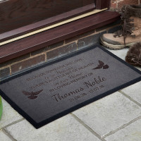 personalised in memory doormat