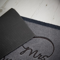 personalised infinity couple doormat