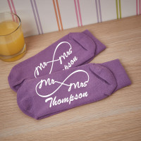 personalised inifinity socks