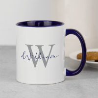 Navy Inner Durham Mug