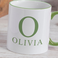 Personalised Green Two Tone