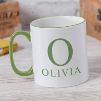 Personalised Green Two Tone