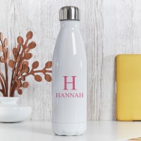 White Stainless Steel Water Bottle