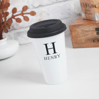 personalised Initial Name Travel Mug