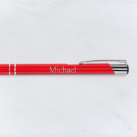 Red Beck Pen Engraved