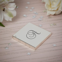 personalised square mirror