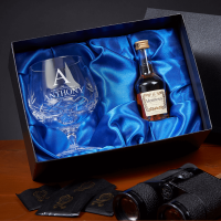 Personalised Brandy gift set