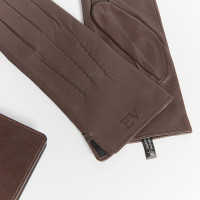 personalised Brown Leather Gloves