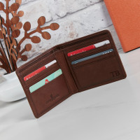 personalised Classic Green Tweed Wallet
