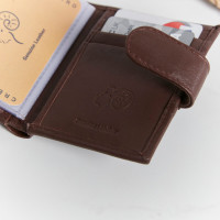 personalised Ricky Credit Card Holder Cognac