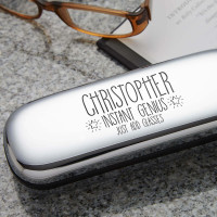personalised instant genius glasses case