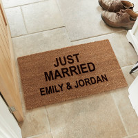 personalised coir mat