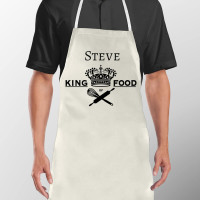 Personalised King of Food Apron