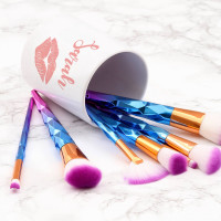 Personalised Kiss Makeup Brush Pot