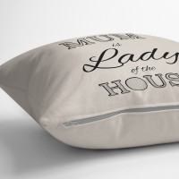 personalised Lady Cotton Cotton Cushion