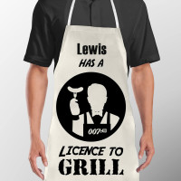 Personalised Licence To Grill Apron